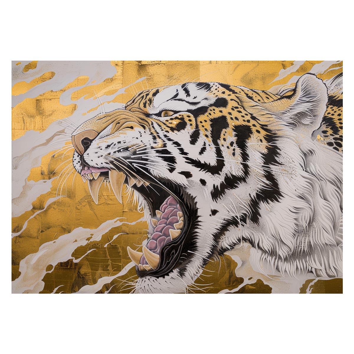 虎 トラ タイガー 猛虎 縁起物 ポスター 用紙とサイズが選べる 開運 金運 風水 絵画 レトロ 和風 伝説 インテリア おしゃれ プリントポスター フォト オシャレ アート モダン シンプル お洒落 a0 a1 a2 a3 a4 b0 b1 b2 b3 b4 特大 大きい【lh-poster-4038】