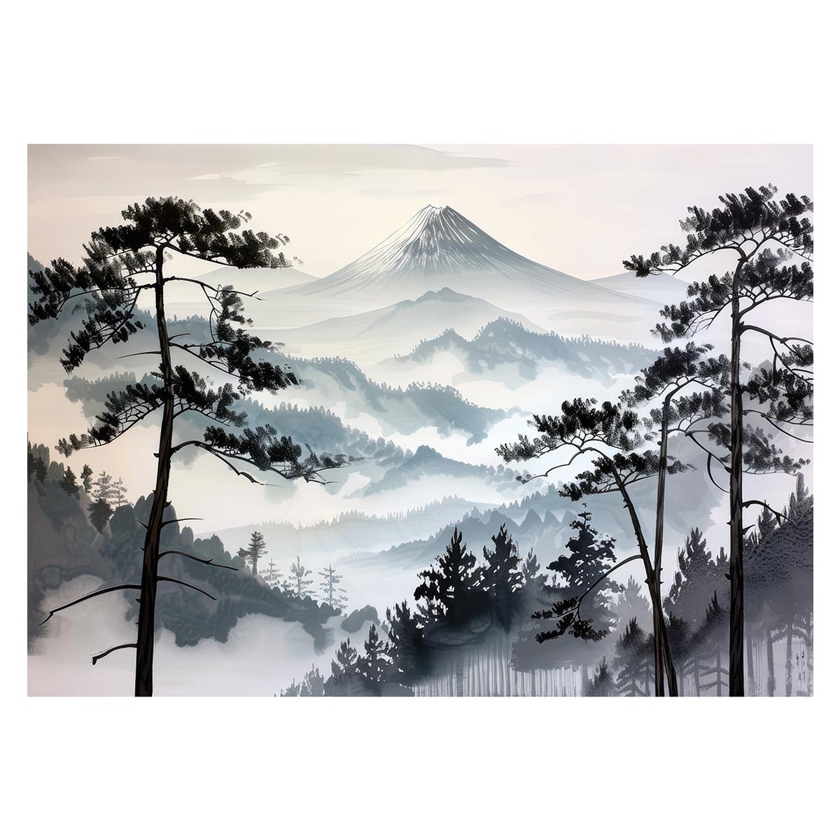 和風　金の富士 金運 ゴールド 山 富士山 ふじさん 横ポスター ご利益 運気 グッズ アイテム 開運 用紙とサイズが選べる インテリア プリントポスター フォト オシャレ レトロ a0 a1 a2 a3 a4 b0 b1 b2 b3 b4 特大 大きい【lh-poster-4082】