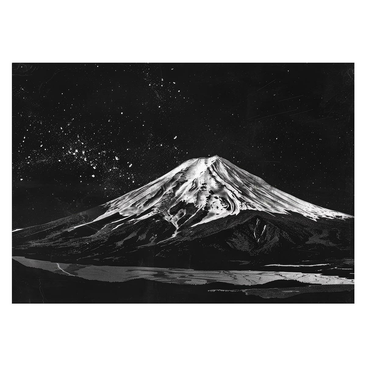 和風　金の富士 金運 ゴールド 山 富士山 ふじさん 横ポスター ご利益 運気 グッズ アイテム 開運 用紙とサイズが選べる インテリア プリントポスター フォト オシャレ レトロ a0 a1 a2 a3 a4 b0 b1 b2 b3 b4 特大 大きい【lh-poster-4206】