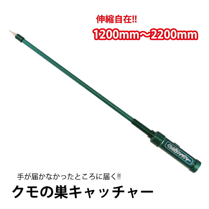 Rakuten - ＼土・日限定☆5%OFFクーポン発行中／ クモの巣キャッチャー 蜘蛛の巣取り くもの巣除去 伸縮 電池式