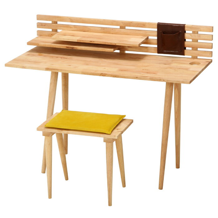 【p5倍☆ 11/30 23:59まで】 デスク チェア セット 120幅 天然木 Natural Signature