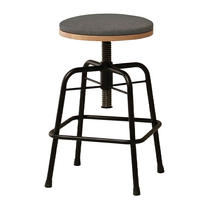 【期間限定 10%OFF!!☆楽天スーパーSALE】 スツール ロータイプ 高さ調節 椅子 おしゃれ 丸椅子