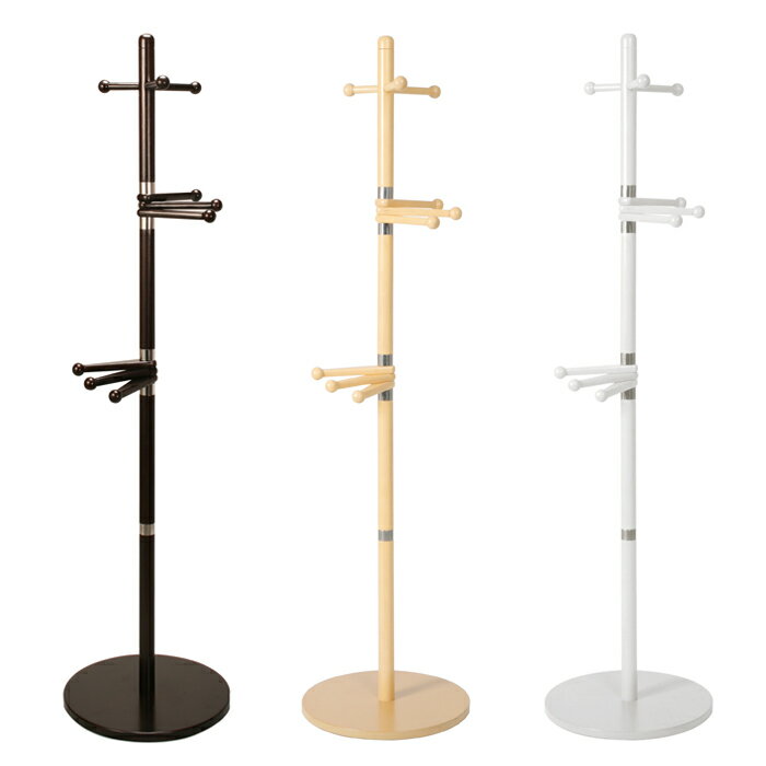 【p5倍!!クーポンあり☆BLACK FRIDAY】 ポールハンガー 木製 コートハンガー おしゃれ コート掛け 新品..