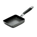 玉子焼き 13×18cm ガス火対応 IH対応 コーティング フッ素加工 卵焼き器 取っ手一体型 軽量 丈夫 新生活 一人暮らし