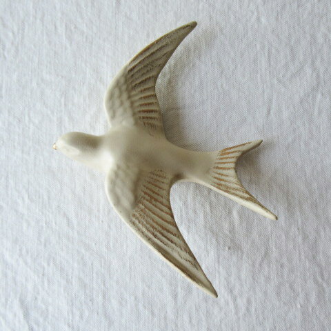 ウォールデコレーション　バードL　ホワイト鳥/とり/置物/グッズ/小物