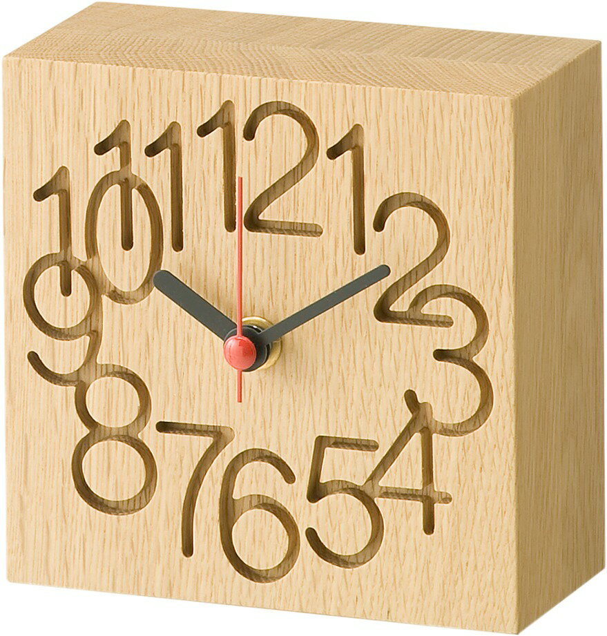 【送料無料】cosine コサイン 時計 MUKU小 ナラ材CW-08CN