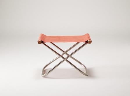 ≪送料無料!≫NYCHAIR X OTTOMAN / NATURAL-RENGAニーチェア エックス オットマン / 木部:ナチュラル / 座布:レンガ NY-117折りたたみ/木製/帆布/キャンバス/国産/日本製/新居猛/グッドデザイン賞/ロングライフデザイン賞 [2]