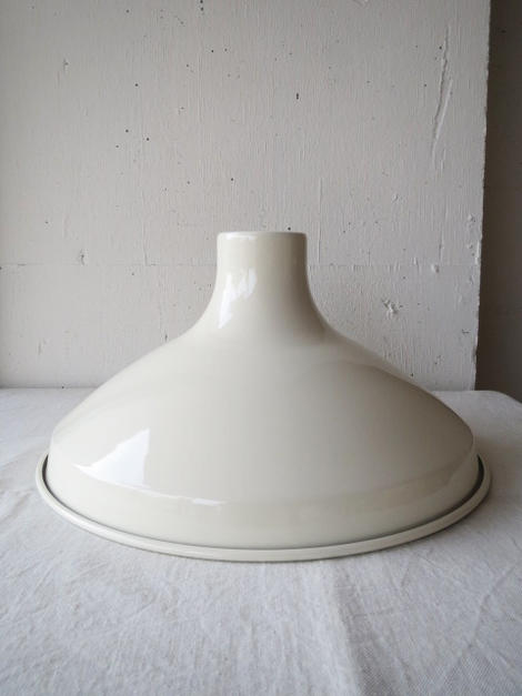 OVJECT / ENAMELED LAMP / 35cm OFFWHITEオブジェクト / エナメル　ランプ / 直径Φ35cm　オフホワイトO-EL-35WHペンダント/食卓用/ダイニング