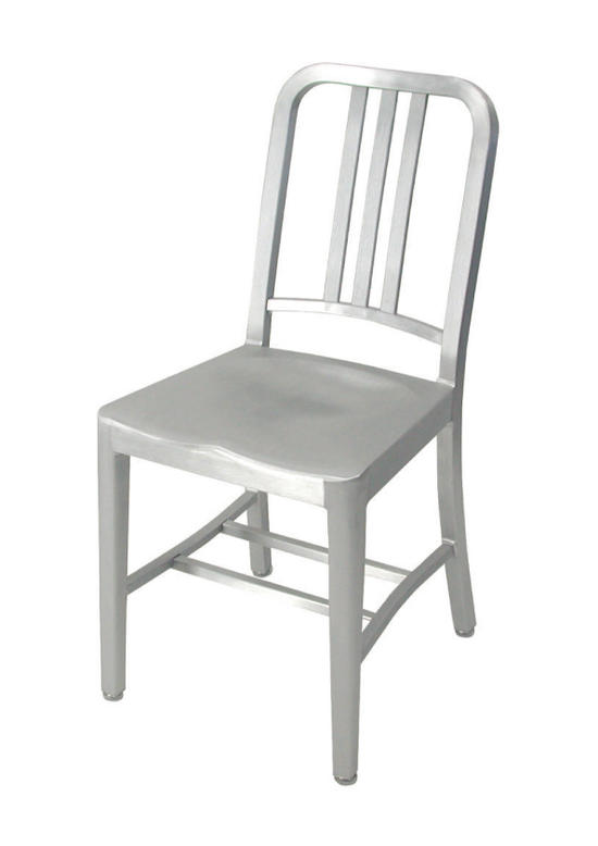 【送料無料！】EMECO / NAVY CHAIR ★No.1006 /ALUMINUM BRUSHEDエメコ / ネイビーチェア　No.1006 / アルミ・光沢なし【チェア　椅子　イス　いす】【アルミニウム　軽い】