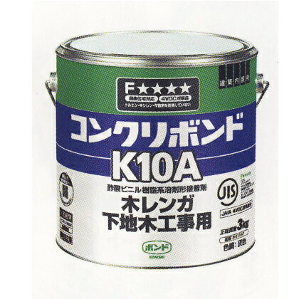 コニシ コンクリート・木材 接着剤 K10A 3kg 6缶