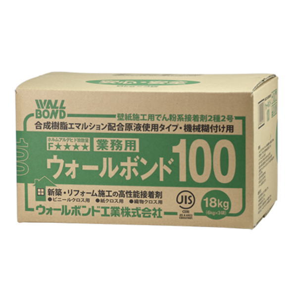 ウォールボンド工業 ウォールボンド 100 18kg箱入（6kg×3）