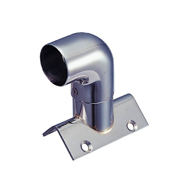 用途 　ステンレス素材のブラケット、柱角エンドタイプです。 　ブラケットが90度に曲がっているので、柱のコーナーにも設置可能です。 特長 　磨き仕上げ 　材質：ステンレス製SUS304（18.8cr） 　口径：φ32 　ブラケット部:79m...