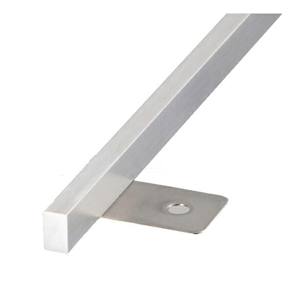 板付き溶接（片面） ヘアライン仕上げ 定尺：2000mm ※定尺販売 ※板8枚付き 別注にて曲げ加工可能です。（要納期） 最小500R以上で別途お見積りいたします。 ※下地への墨打ち後、墨ラインに合わせて取付けてください。●沖縄県、北海道、...