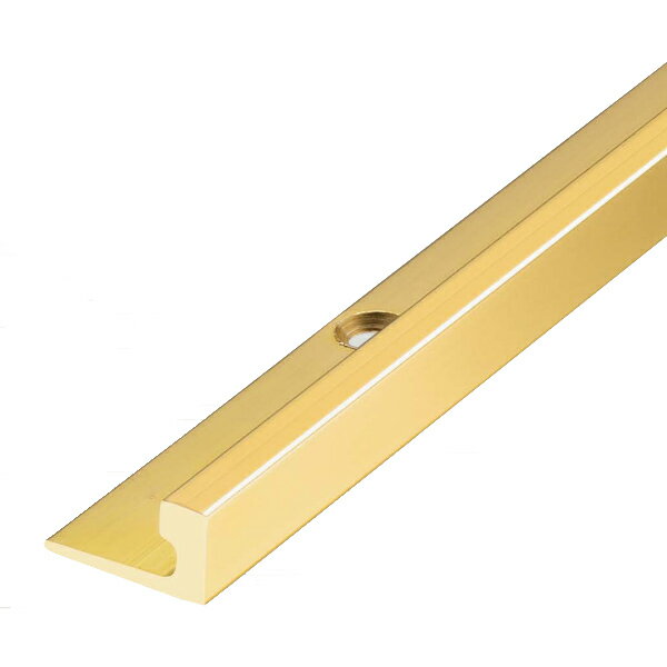 アシスト 真鍮フロアジョイナー 20-6510B 真鍮製 穴有 定尺 2m長