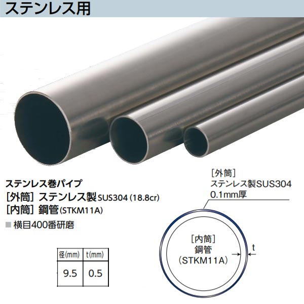楽天市場】ステンレスパイプ 2mの通販