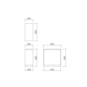 omoio オムツっ子NR用脇台 荷物置き BR-NR-ST