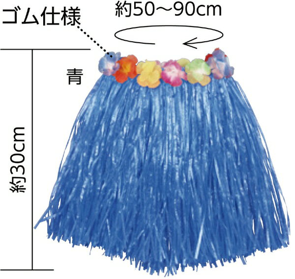 アーテック 腰みの(30cm)青 1621の紹介画像3