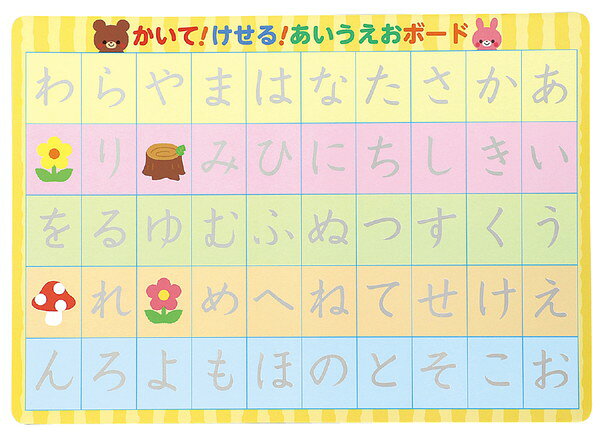 イーヅカのアーテック かいてけせる あいうえお練習ボード 7273｜アングル2