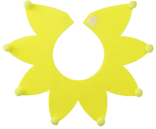ワンポイントにかわいいフェルト襟！ サイズ：276×283×厚み1mm、首回り：330mm セット内容：本体×1 重量：12g 材質：ポリエステル 包装形態：PP 包装サイズ：300x300mm 生産国：中国ケース購入の場合の入数：400●仕様・寸法・デザインについては予告なく変更されることがあります。 ●画像はイメージです。代表画像を使用することがあります。 ●ご返品、交換、発注後のキャンセルはできません。 ●都度お取り寄せ発注のため突然の欠品等がありましたら連絡させていただきます。