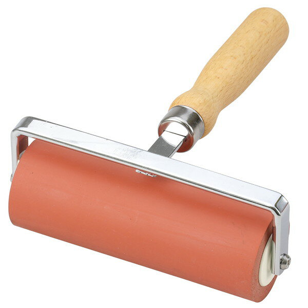 アーテック 転圧ゴムローラー 赤 φ45×130mm（5インチ） 40113