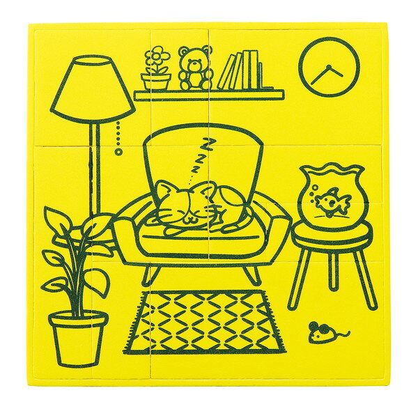 イーヅカのアーテック 大冒険！ねこのおへや脱出パズル 9481｜アングル3