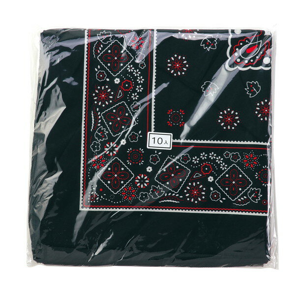 アーテック バンダナ 黒 10枚組 18176