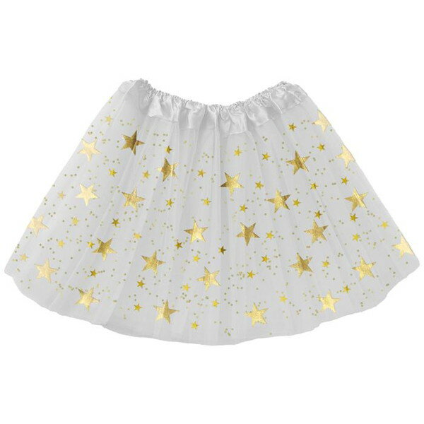 アーテック フリフリスカート お星さま 白 18659