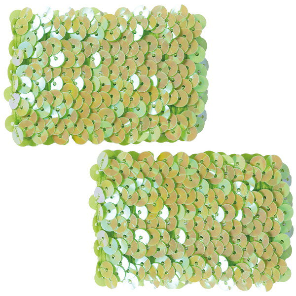 アーテック メタリックリストバンド 黄緑 18877