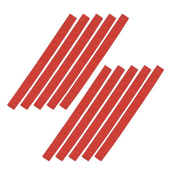 アーテック カラーたすき 赤 10本組 18395