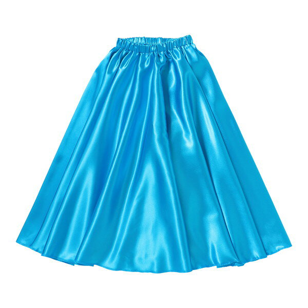 アーテック ソフトサテン ロングスカート 青 S 18501