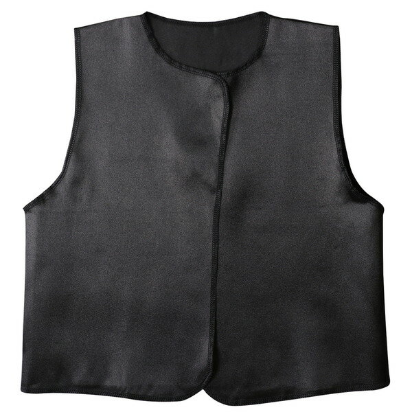 肌触りがよく、光沢のあるサテン製のベスト！ 大人気の衣装ベースシリーズのベストです。 動きやすいノースリーブタイプで、シャツの上からさっと着られる便利なデザインです。 サテン生地で、肌触りが良く、光沢のある素材です。 小学校中学年〜高学年向...