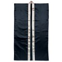 アーテック ソフトサテンロングハッピ 黒 銀襟 S 19410