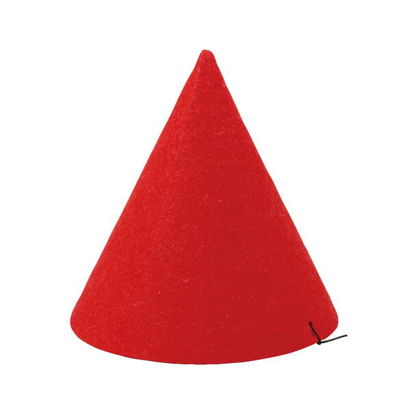 アーテック フェルト三角帽子 赤 19338