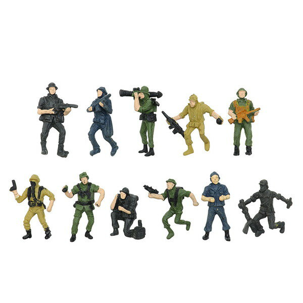 アーテック ジオラマ模型 サバイバルゲーマー 1／43 10個組 55631