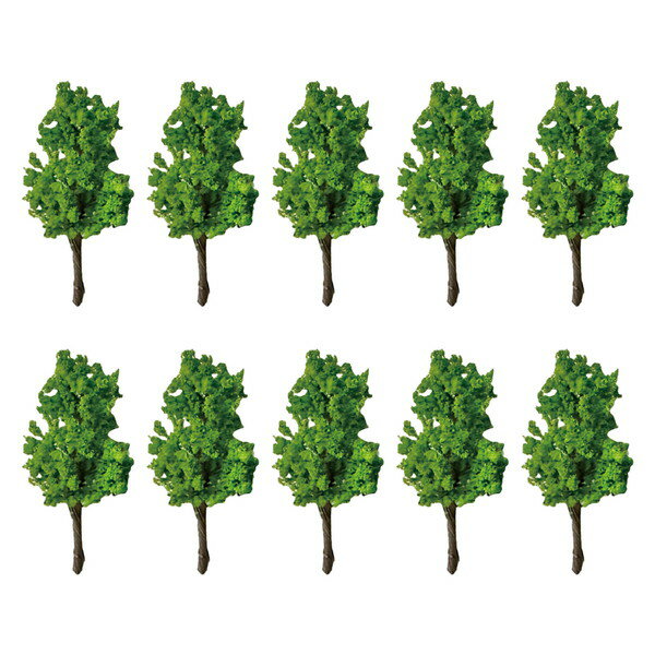 アーテック ジオラマ模型 針葉樹 浅緑 1／150 10個組 58581