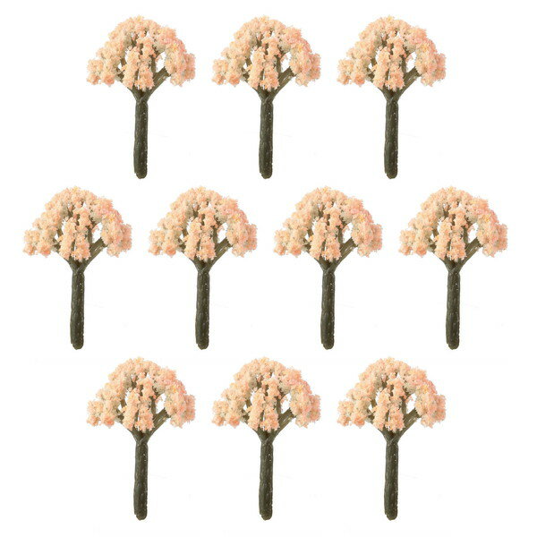 アーテック ジオラマ模型 低木 薄オレンジ 1／150 10個組 58583