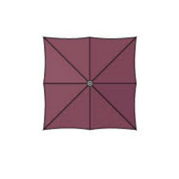 富士 パラソル SEGseries 天幕ソルテリア（ポリエステル） フレームホワイト／ブラウン スタンダードタイプ SEG-2525-3692 受注生産