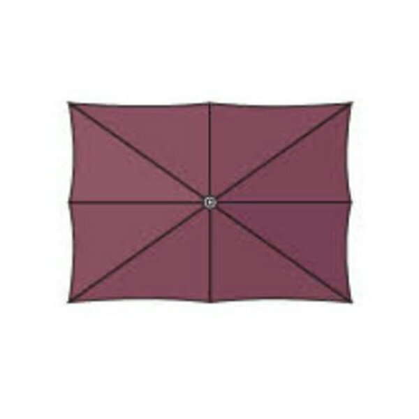 富士 パラソル SEGseries 天幕ソルテリア（ポリエステル） フレームホワイト／ブラウン スタンダードタイプ SEG-3222L-3709 受注生産