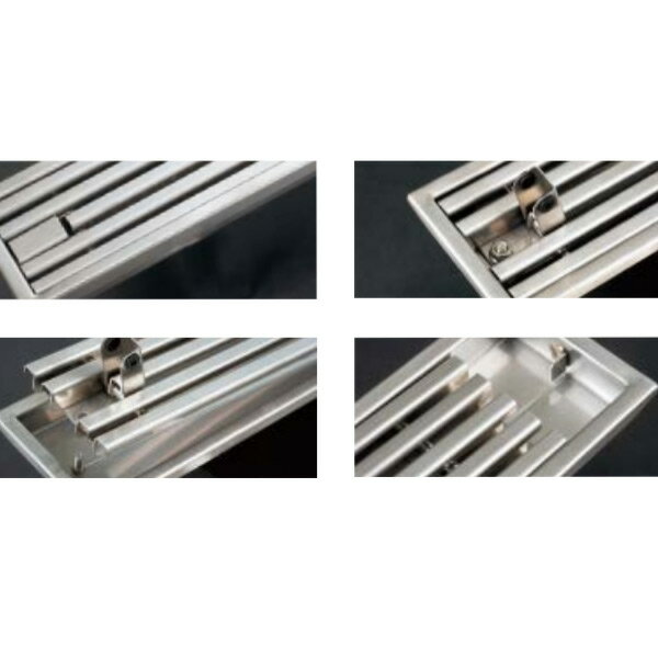 シマブン 玄関排水ユニット GS 標準仕様 オプション プレーン／ノンスリップ100角タイプ 盗難防止金具付 GSG-10L●●N-FかD