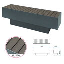 ミヅシマ 茶屋のベンチ 和 間口1500mm×奥行400mm×高さ450mm 246-0220
