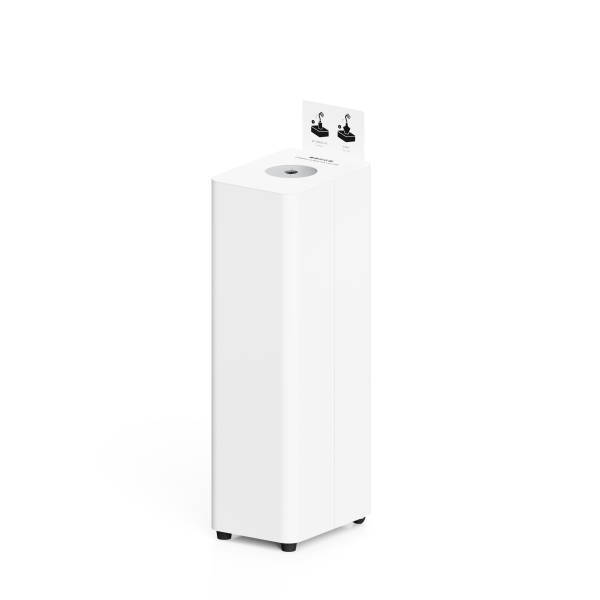 ミヅシマ Mseries 傘袋回収器R 本体 ホワイト(艶消し） 362-0461
