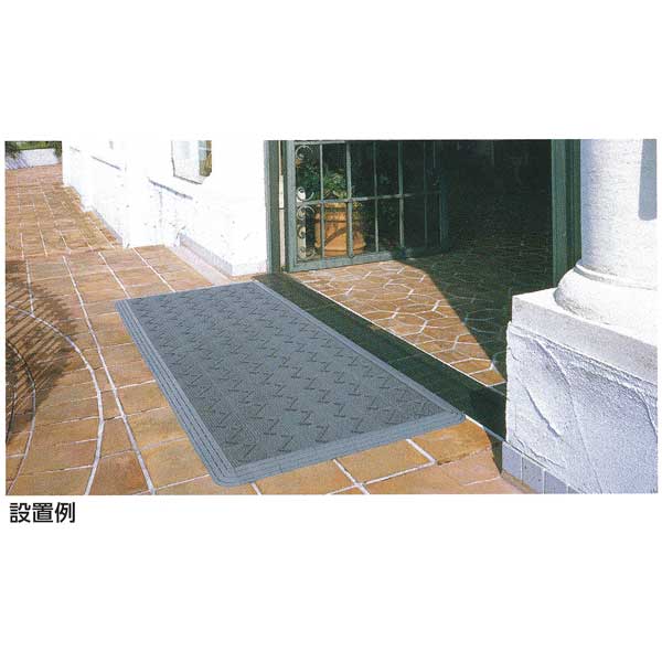 ミヅシマ ジョイントマット ブラシタイプ ブラシマットD 本体 150×150×22mm 1ピース