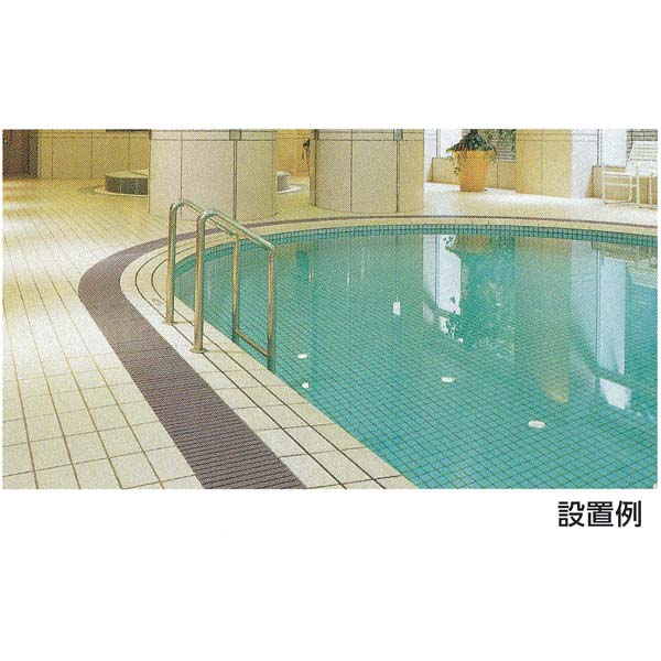 ミヅシマ グレーチング 樹脂製 フリーハードルGS 直線 435-0030 151〜199mm×1m (曲線は要お問い合わせ)