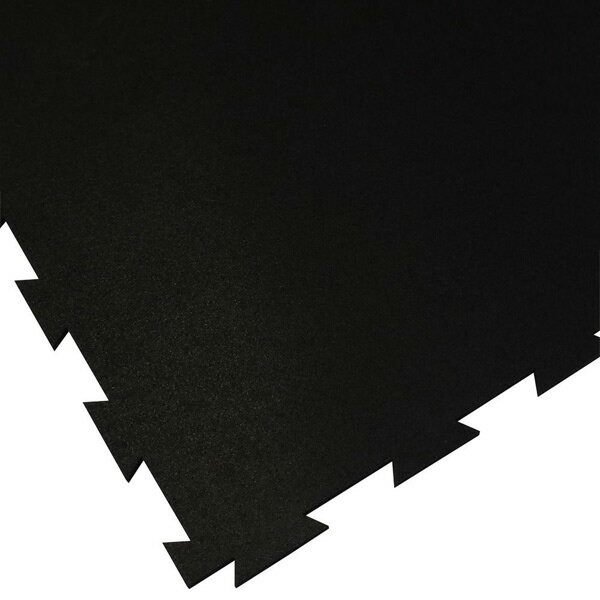 ミヅシマ CARAスポーツマット 本体 ブラック D940×W940×H10mm 499-0500