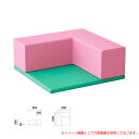 クレス キッズ向けサークルベンチ PIKI SU 角コーナーブロック+マット