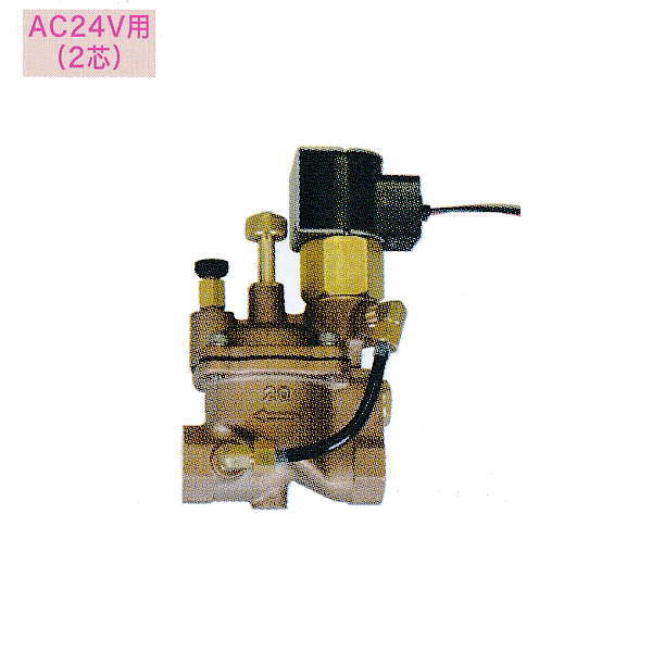 グローベン メタル電磁弁 口径20A〜50A- AC24V用（2芯） C10SBK20