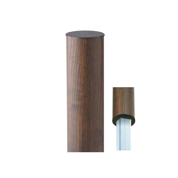 グローベン 80φ 栗（木目） A11TUC830M H3000mm 中芯入 直角柱