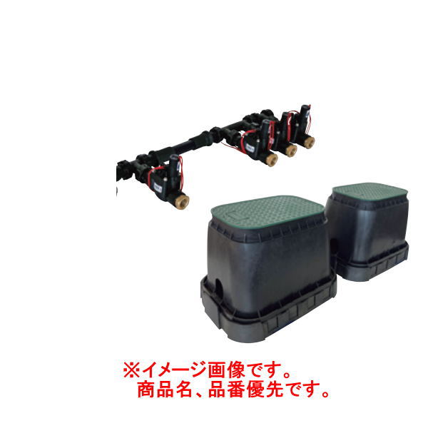 グローベン イージーロック電磁弁セット 減圧弁なし 4系統 電磁弁ボックス付 DC6V仕様 C10HS400DC