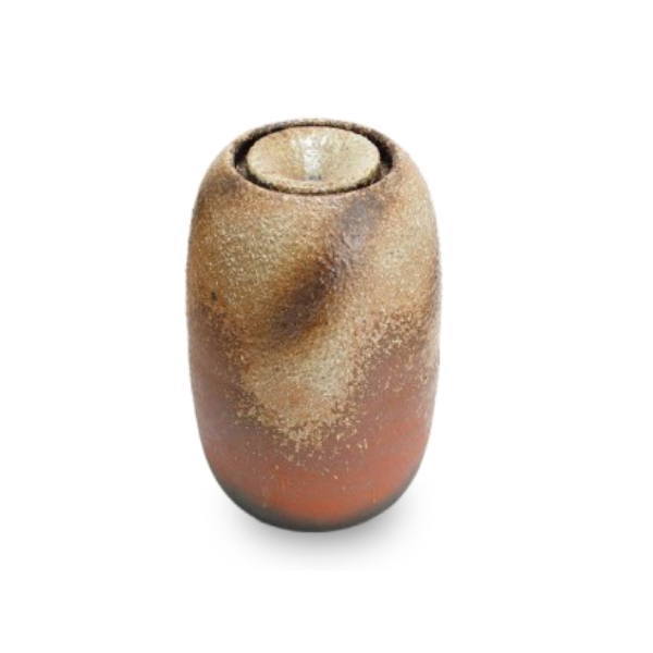 インテリア水琴窟 琴音（屋内用） a.Smallシリーズ 火色古信楽 S-4 φ250×H400mm ZFTAS 1基