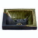 重蔵窯 利休信楽 手洗い鉢 長角 W300×D240 埋込型 TY23-3024 松灰窯変(まつばいようへん)